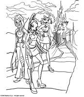 coloriage winx les mechantes trix